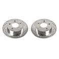 thumbnail image 1 of Power Stop Rear Pair of Drilled and Slotted Brake Rotors AR8142XPR, 1 of 3