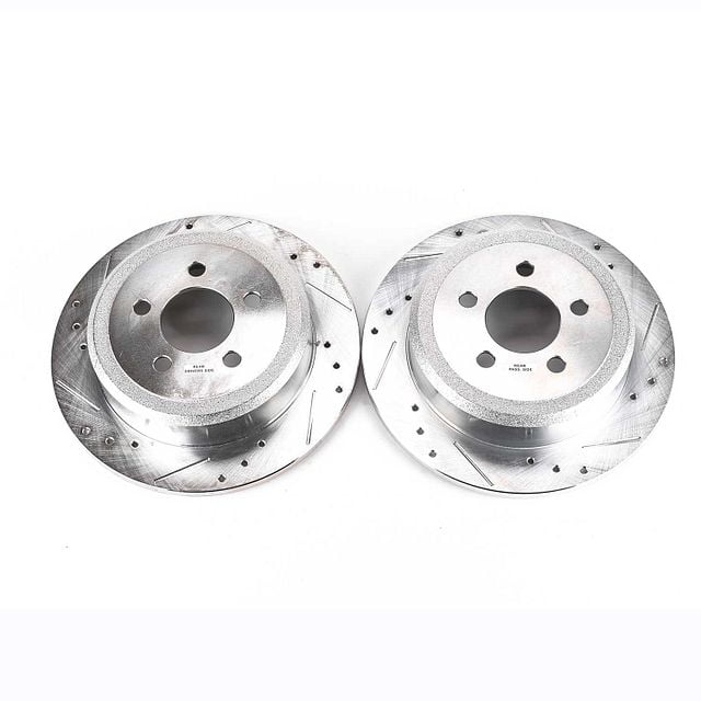 Power Stop AR83072XPR Evolution Drilled & Slotted Rotors -Rear