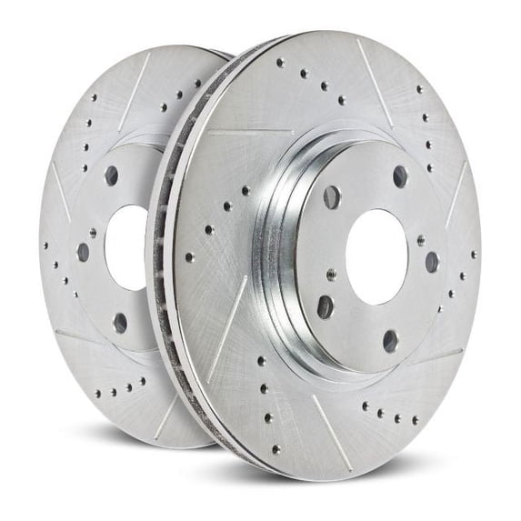 Power Stop AR8335XPR Evolution Drilled & Slotted Rotors -Rear