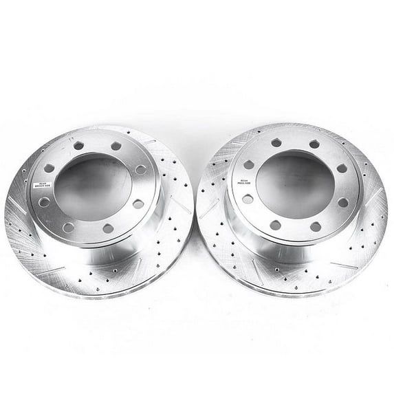 Power Stop Rear Pair of Drilled and Slotted Brake Rotors AR8578XPR