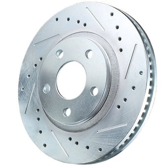 Power Stop Rear Pair of Drilled and Slotted Brake Rotors JBR1397XPR