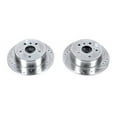 thumbnail image 1 of Power Stop Rear Pair of Drilled and Slotted Brake Rotors JBR1576XPR Fits select: 2012-2017 TOYOTA CAMRY, 2013-2018 TOYOTA AVALON, 1 of 3
