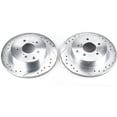 thumbnail image 1 of Power Stop Rear Pair of Drilled and Slotted Brake Rotors JBR509XPR, 1 of 3