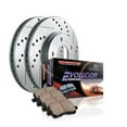 thumbnail image 1 of Power Stop Rear Pair of Drilled and Slotted Brake Rotors JBR751XPR Fits 1999 Infiniti Q45, 1 of 4