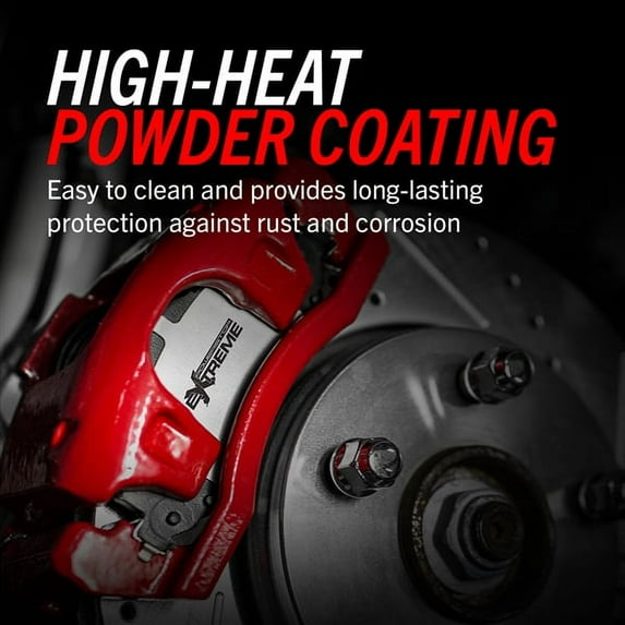 Power Stop Rear Pair of Red Powder Coated Calipers S2674