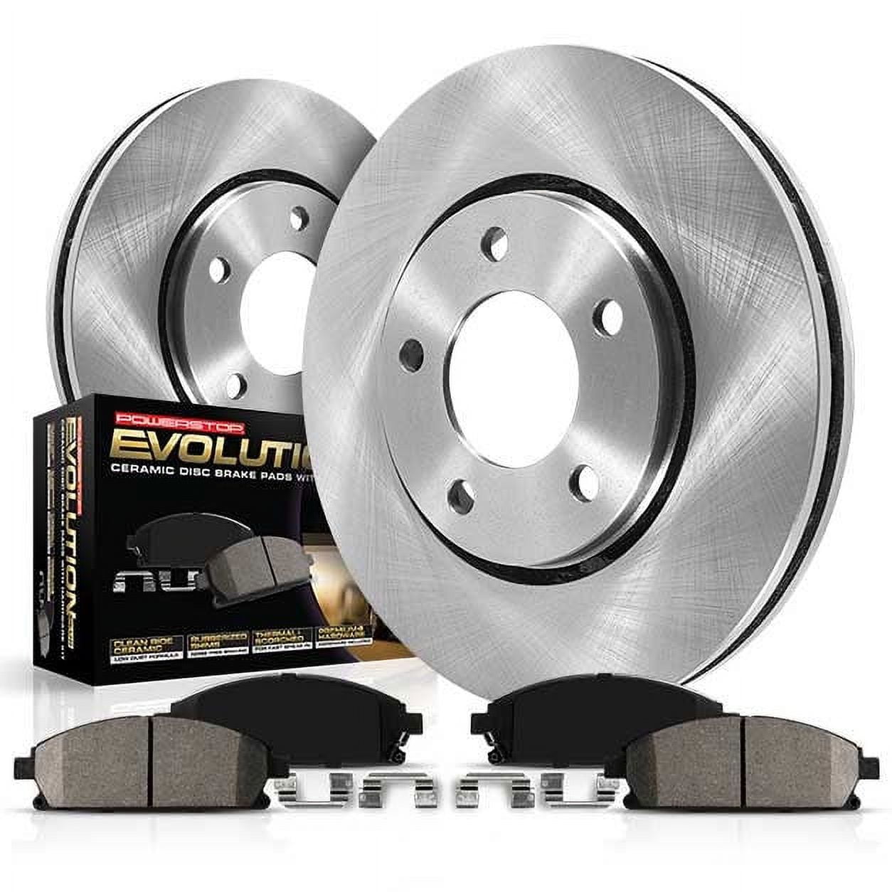 PowerStop Rear Stock Replacement Brake Pad and Rotor Kit Fits: MERCEDES-BENZ Select Models KOE6568