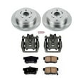 thumbnail image 1 of PowerStop Rear Stock Replacement Brake Pad and Rotor Kit with Calipers Fits: ACURA HONDA Select Models KCOE206B, 1 of 3