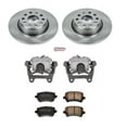 thumbnail image 1 of PowerStop Rear Stock Replacement Brake Pad and Rotor Kit with Calipers Fits: AUDI VOLKSWAGEN Select Models KCOE2261B, 1 of 3