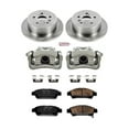 thumbnail image 1 of PowerStop Rear Stock Replacement Brake Pad and Rotor Kit with Calipers Fits: TOYOTA Select Models KCOE5498, 1 of 1