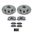 thumbnail image 1 of PowerStop Rear Stock Replacement Brake Pad and Rotor Kit with Calipers Fits: INFINITI Select Models KCOE8062C, 1 of 3