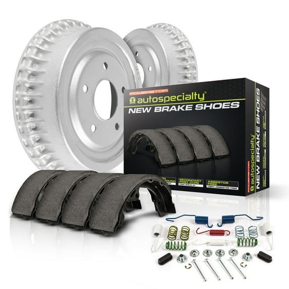 Power Stop Rear Stock Replacement Drum and Shoe Kit KOE15286DK