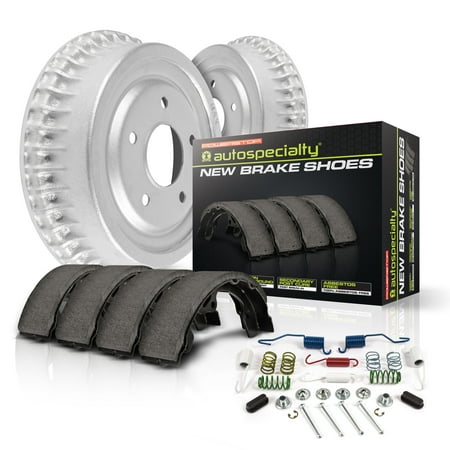 Power Stop Rear Stock Replacement Drum and Shoe Kit KOE15314DK
