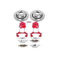 thumbnail image 1 of PowerStop Rear Z26 Street Warrior Brake Pad and Rotor Kit with Red Powder Coated Calipers Fits: BMW Select Models KC962-26, 1 of 5