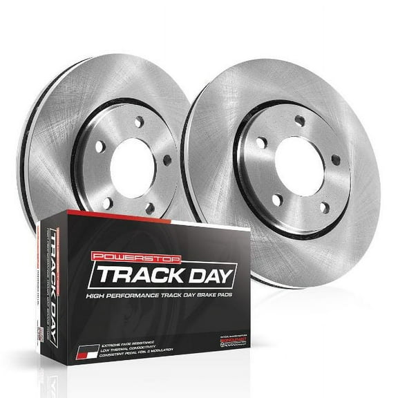 Power Stop Rear Track Day Brake Pad and Rotor Kit TDBK2451 Fits 2006 Mazda MX-5 Miata