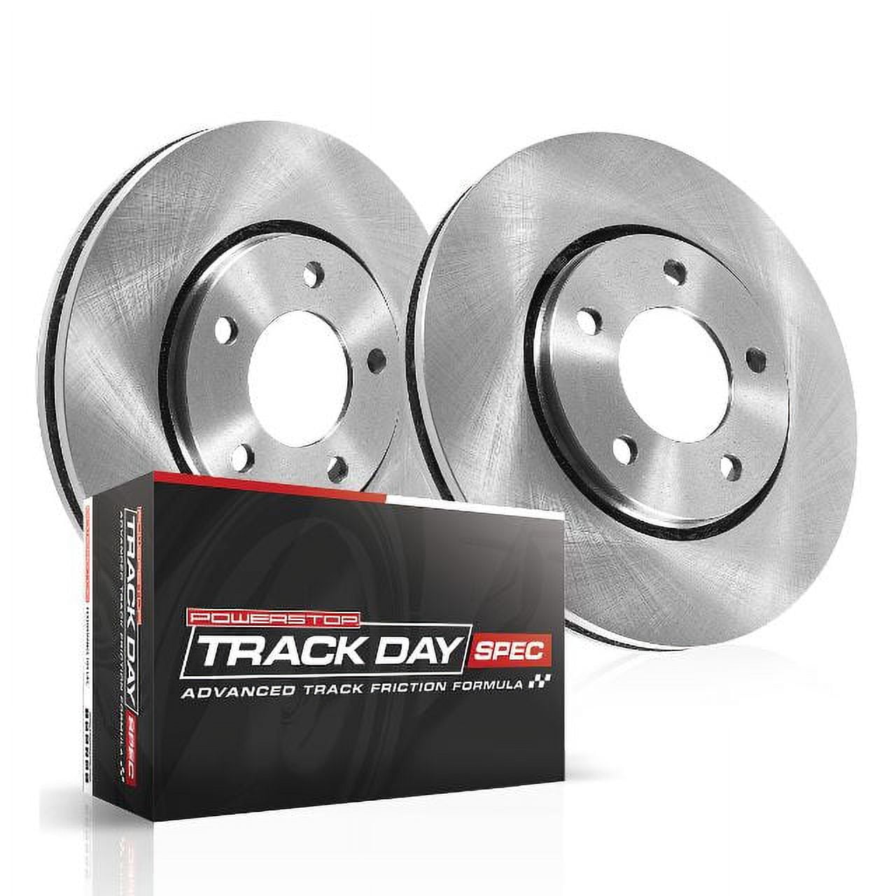 Power Stop Rear Track Day Brake Pad and Rotor Kit TDSK701 Fits 1997 Honda Accord