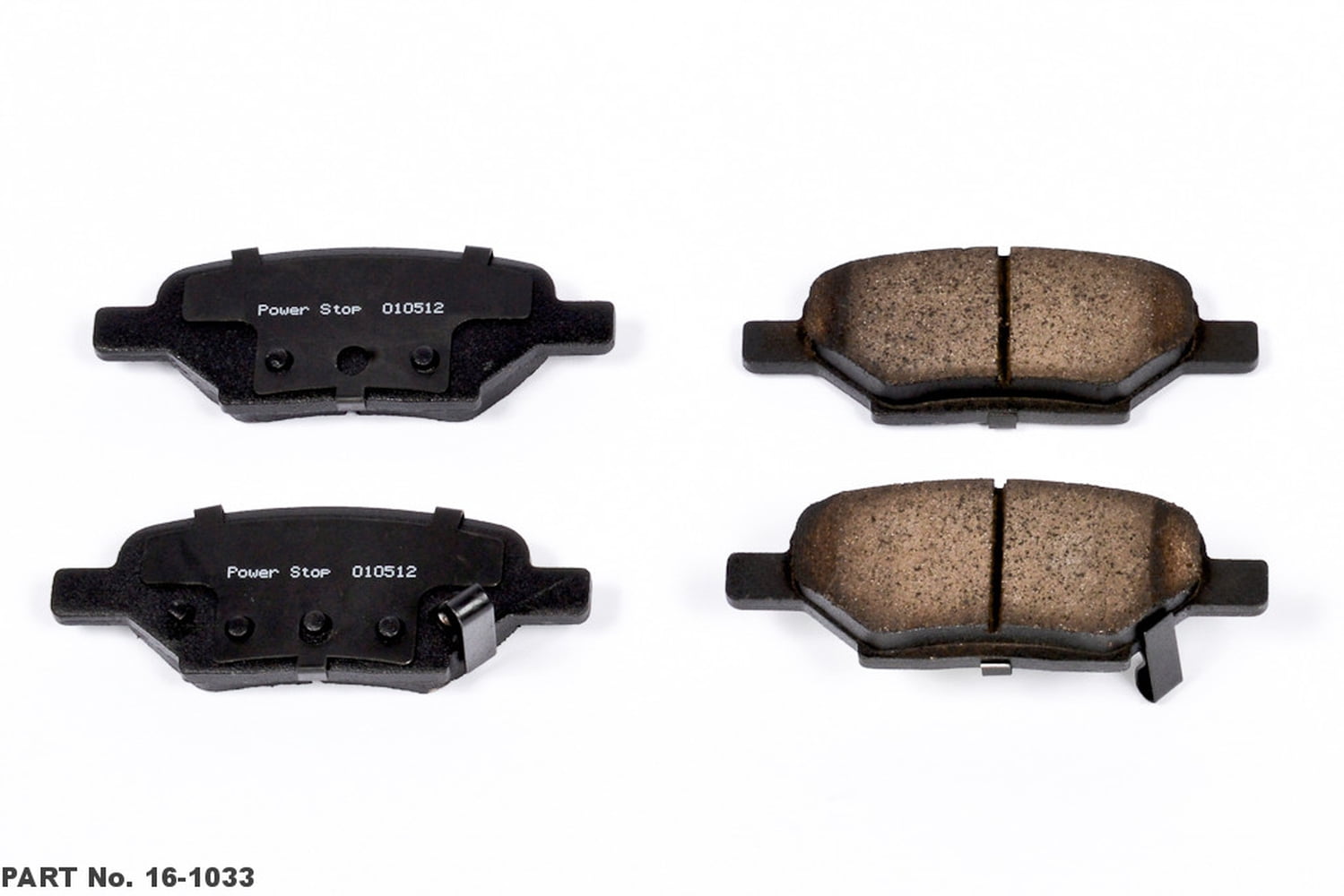 Power Stop Rear Z16 Evolution Ceramic Brake Pads 161033 Fits 2012
