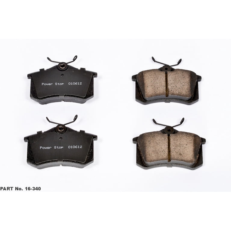 Ceramic Front & Rear Brake Pads Kit For 2013-2015 Volkswagen Beetle Jetta – 8-Piece Low Dust, Anti-Noise