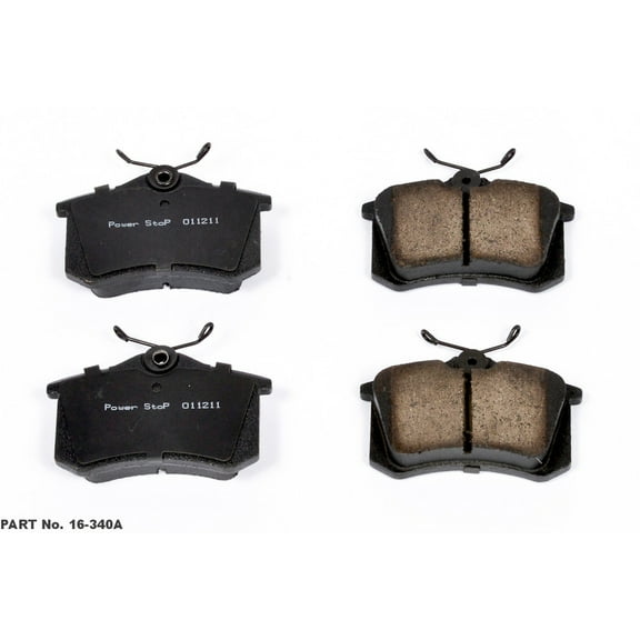Power Stop Rear Z16 Evolution Ceramic Brake Pads 16-340A Fits select: 1998-2004 VOLKSWAGEN PASSAT, 2001-2005 VOLKSWAGEN GOLF
