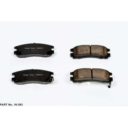 Power Stop 16-383 Clean Ride Ceramic Brake Pads - Rear