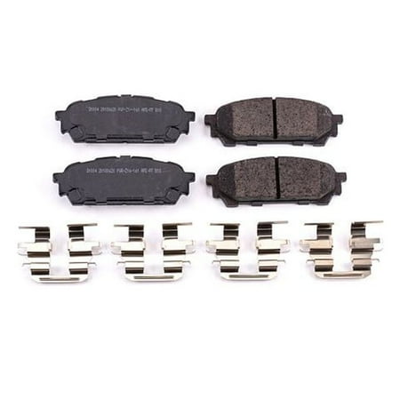 Power Stop Rear Z17 Evolution Ceramic Brake Pads with Hardware 17-1004