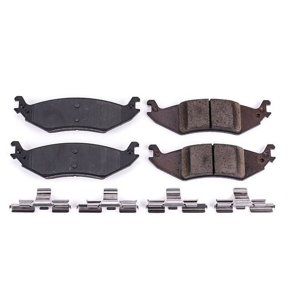Power Stop Rear Z17 Evolution Ceramic Brake Pads with Hardware 17-1046