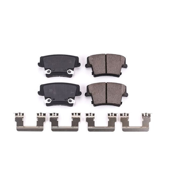 Power Stop Rear Z17 Evolution Ceramic Brake Pads with Hardware 17-1057A