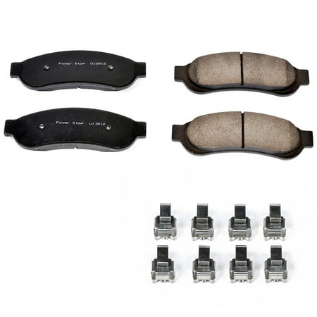 Power Stop Rear Z17 Evolution Ceramic Brake Pads with Hardware 17-1068