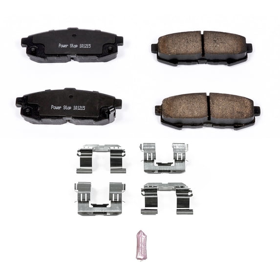 Power Stop Rear Z17 Evolution Ceramic Brake Pads with Hardware 17-1073