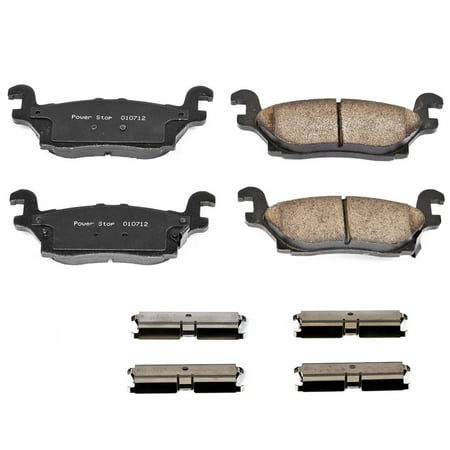 Power Stop Rear Z17 Evolution Ceramic Brake Pads with Hardware 17-1120