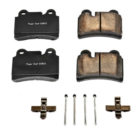 Power Stop Rear Z17 Evolution Ceramic Brake Pads with Hardware 17-1277