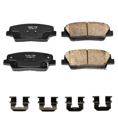 Power Stop Rear Z17 Evolution Ceramic Brake Pads with Hardware 17-1284