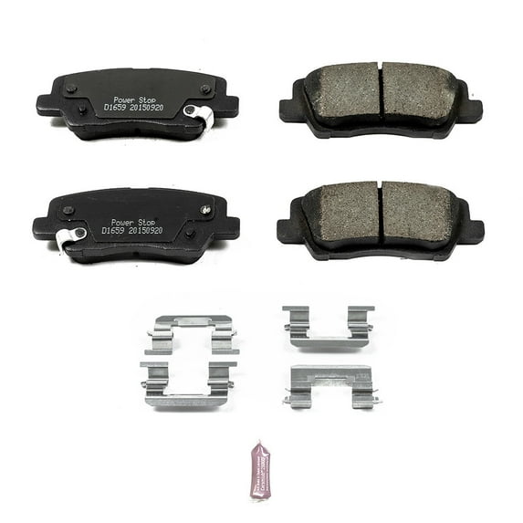 Power Stop Rear Z17 Evolution Ceramic Brake Pads with Hardware 17-1659