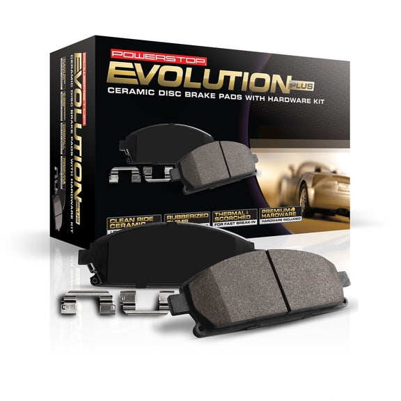 Power Stop Rear Z17 Evolution Ceramic Brake Pads with Hardware 17-1921
