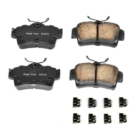 Power Stop Rear Z17 Evolution Ceramic Brake Pads with Hardware 17-627A