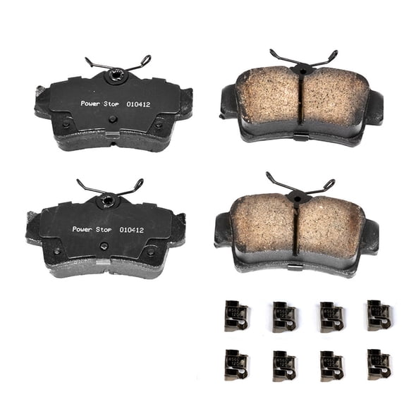 Power Stop Rear Z17 Evolution Ceramic Brake Pads with Hardware 17-627A