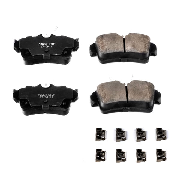 Power Stop Rear Z17 Evolution Ceramic Brake Pads with Hardware 17-627