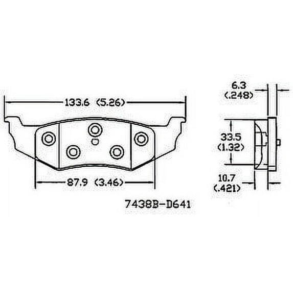 Power Stop Rear Z17 Evolution Ceramic Brake Pads with Hardware 17-641