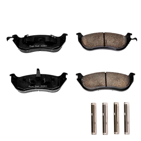 Power Stop Rear Z17 Evolution Ceramic Brake Pads with Hardware 17-674