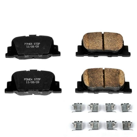 Power Stop Rear Z17 Evolution Ceramic Brake Pads with Hardware 17-835