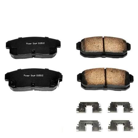 Power Stop Rear Z17 Evolution Ceramic Brake Pads with Hardware 17-900