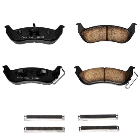 Power Stop Rear Z17 Evolution Ceramic Brake Pads with Hardware 17-932