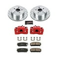 thumbnail image 1 of PowerStop Rear Z23 Evolution Sport Brake Pad and Rotor Kit with Red Powder Coated Calipers Fits: CHEVROLET GMC Select Models KC5558, 1 of 5