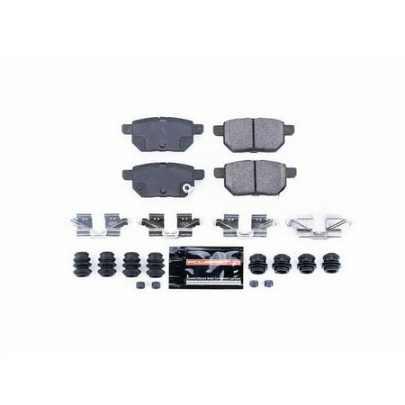Power Stop Z23-1354 Z23 Evolution Sport Carbon Fiber-Ceramic Brake Pad -Rear