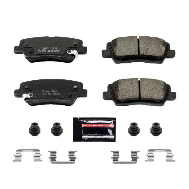 Powerstop Z23-1659 PSBZ23-1659 REAR Z23 EVOLUTION SPORT CARBON FIBER INFUSED CERAMIC BRAKE PADS