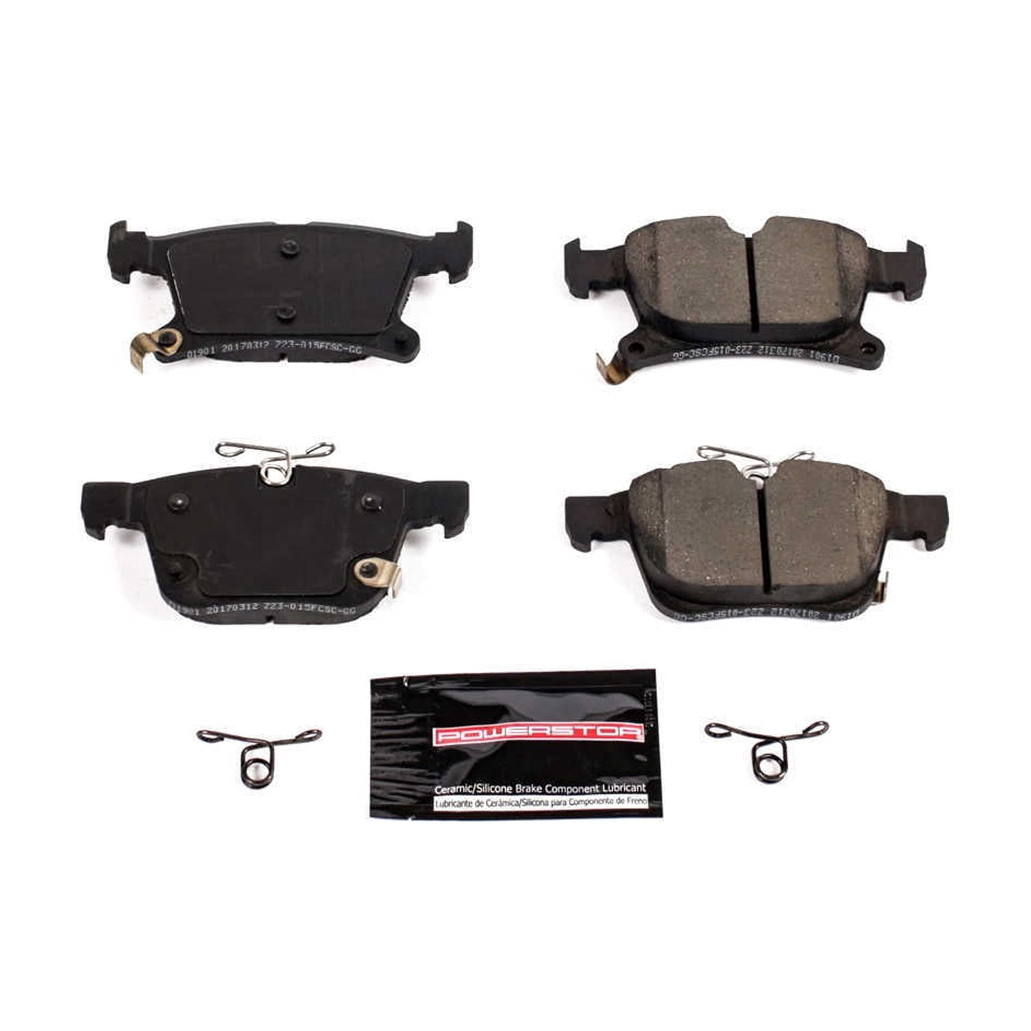 Power Stop Rear Z23 Evolution Carbon-Fiber Ceramic Brake Pads Z23-1901