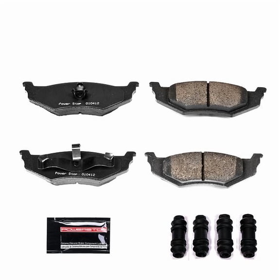 Power Stop Rear Z23 Evolution Carbon-Fiber Ceramic Brake Pads Z23-641 Fits 2004 Chrysler Sebring