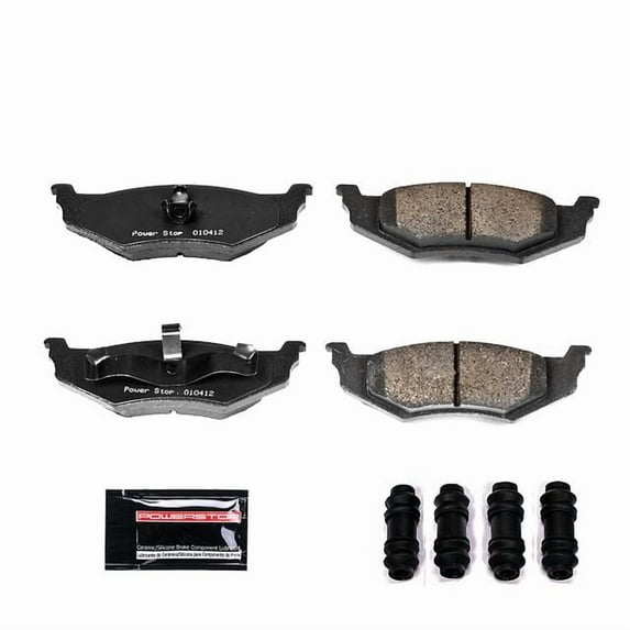 Power Stop Rear Z23 Evolution Carbon-Fiber Ceramic Brake Pads Z23-641 Fits 2004 Chrysler Sebring