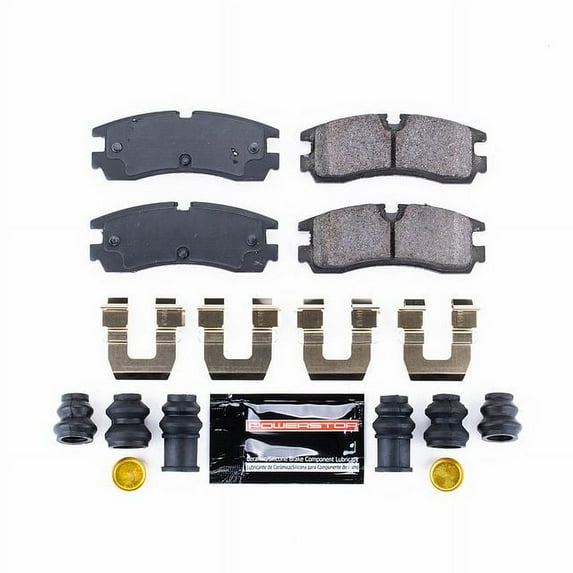 Power Stop Rear Z23 Evolution Carbon-Fiber Ceramic Brake Pads Z23-754