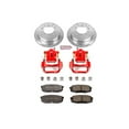 thumbnail image 1 of PowerStop Rear Z36 Truck & Tow Brake Pad and Rotor Kit with Red Powder Coated Calipers Fits: TOYOTA Select Models KC3073-36, 1 of 5