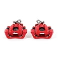 thumbnail image 1 of Power Stop Rear Pair of Red Powder Coated Calipers S5262, 1 of 2